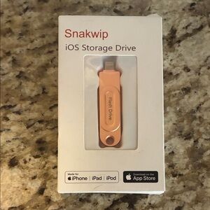 iOS Storage Drive - Peach/Coral Flash Drive